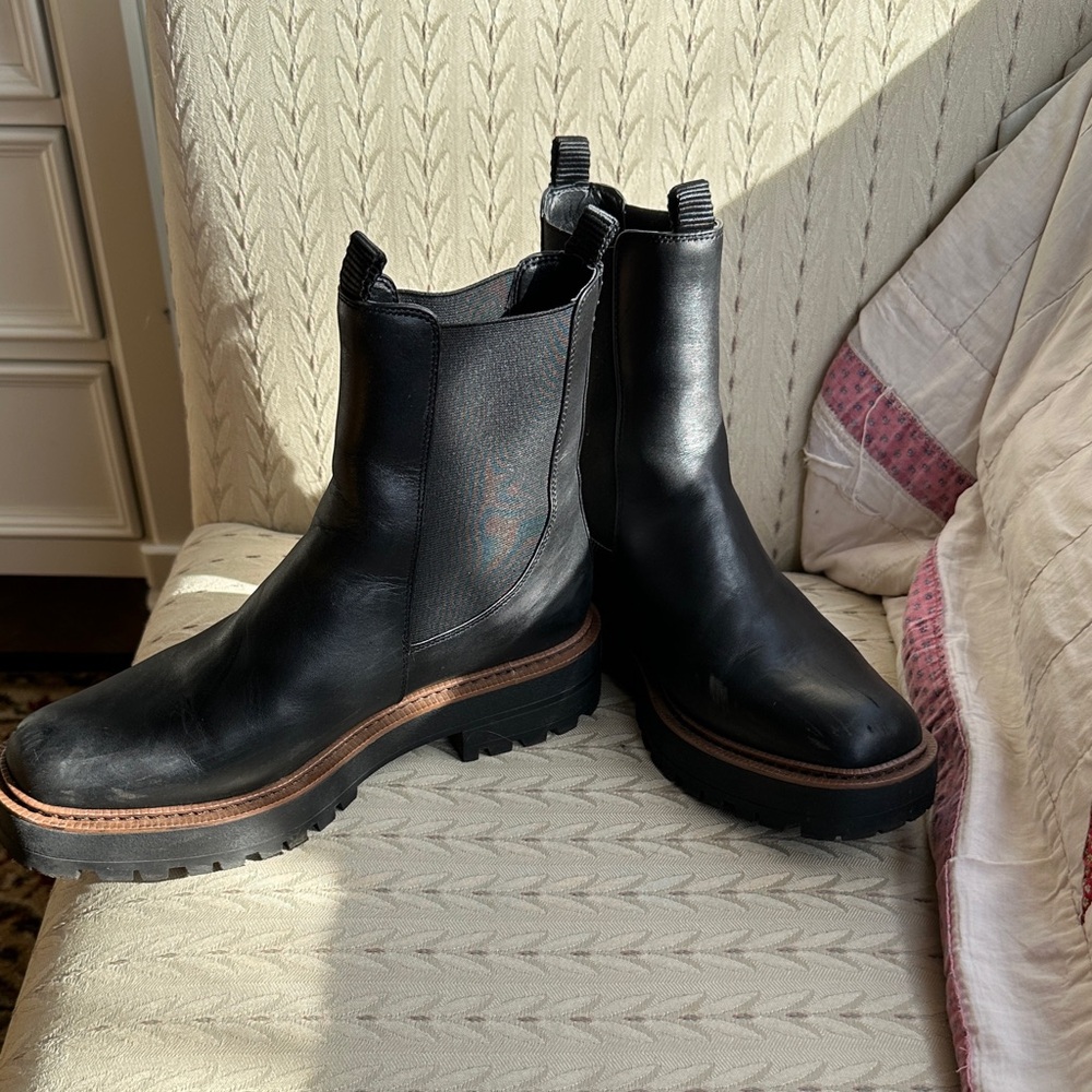Sam Edelman Black Heeled Boots